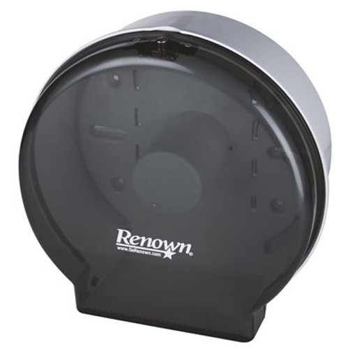 Renown Black single Jr Jumbo Toilet Paper Dispenser