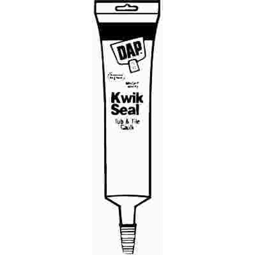 DAP Kwik Seal 5.5 oz. White Kitchen and Bath Adhesive Caulk