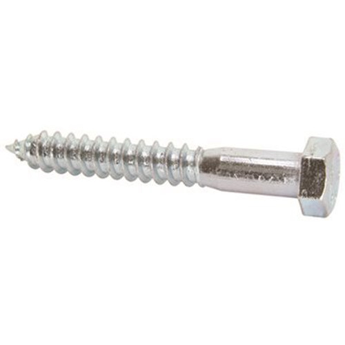 1/4 in. x 2 in. External Hex Head Lag Screws (100 per Pack)