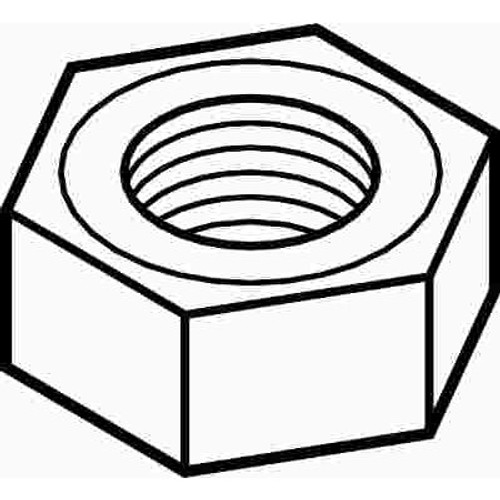 Lindstrom 1/4-20 Zinc Hex Nuts (100 per Pack)