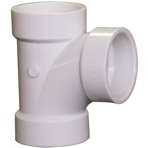 NIBCO 3 in. PVC DWV All Hub Sanitary Tee NIBCO 3 in. PVC DWV All Hub Sanitary Tee