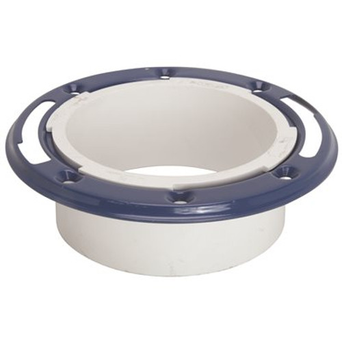 IPS Corporation 4 in. DWV PVC Closet Flange IPS Corporation 4 in. DWV PVC Closet Flange