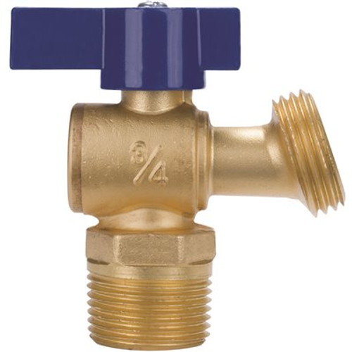 NIBCO 1/2 in. Brass Quarter Turn Boiler Drain