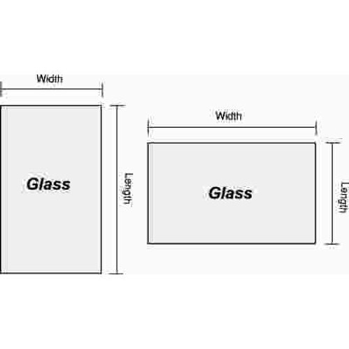 NATIONAL BRAND ALTERNATIVE SINGLE STRENGTH GLASS, 288.1 TO 432