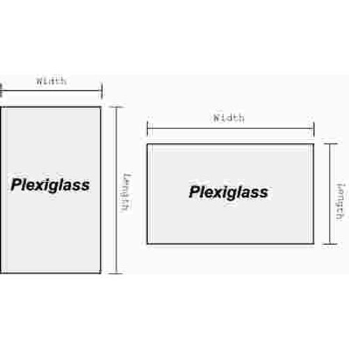 NATIONAL BRAND ALTERNATIVE PLEXIGLASS, CUSTOM SIZE, 100 THICKNESS, 2592.1 IN. TO 2736 IN.