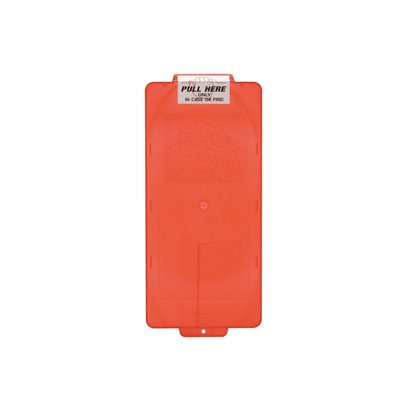 Brooks Equipment BROOKS' MARK I SERIES FIRE EXTINGUISHER CABINET COVER, RED, SMALL
