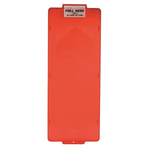 Brooks Equipment BROOKS' MARK II SERIES FIRE EXTINGUISHER CABINET COVER, RED, LARGE