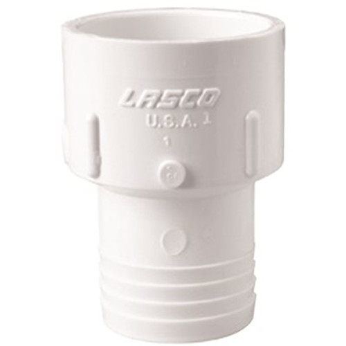 LASCO Fittings PVC SCH 40 SLIP X INSERT ADAPTER 1 IN.