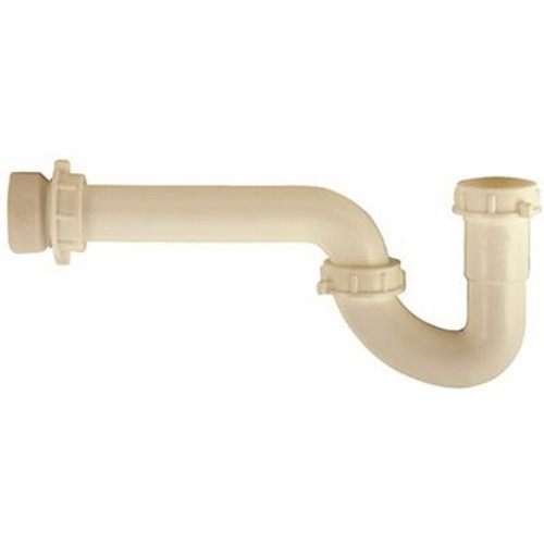 Premier P- Trap 1-1/2 in. PVC slip Joint P trap with Adapter