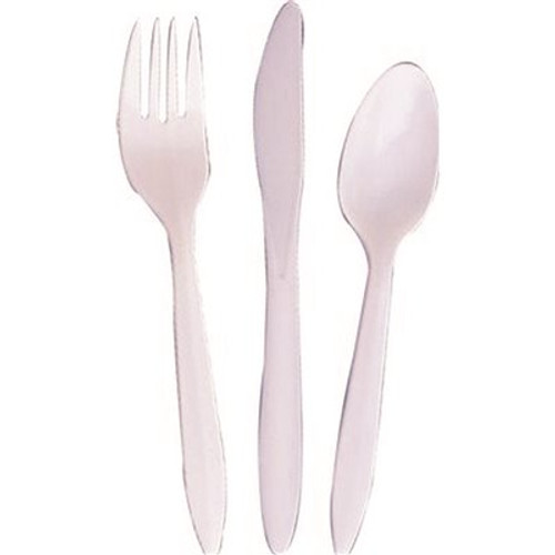 Dart Container Fork 6-1/8 in. Medium Weight White Polypropylene