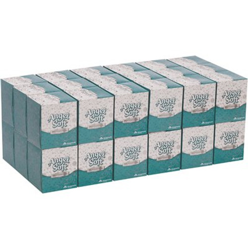 Angel Soft Professional Series White Premium Facial Tissue Cube Box (96-Count, 36-Boxes/Case)