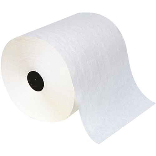 enMotion 8 in. White Premium Embossed 1-Ply Roll Towel (6-Rolls Per Case)