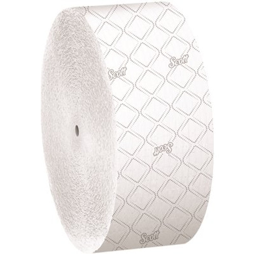 Scott 2-Ply White Jumbo Roll Junior Coreless Toilet Paper (12-Rolls/Case, 1,150 ft./Roll)