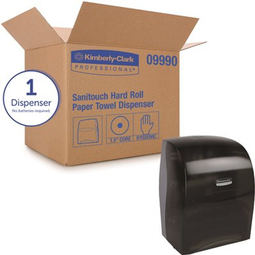 Kimberly-Clark Sanitouch Hard Roll Paper Towel Dispenser (09990), Black