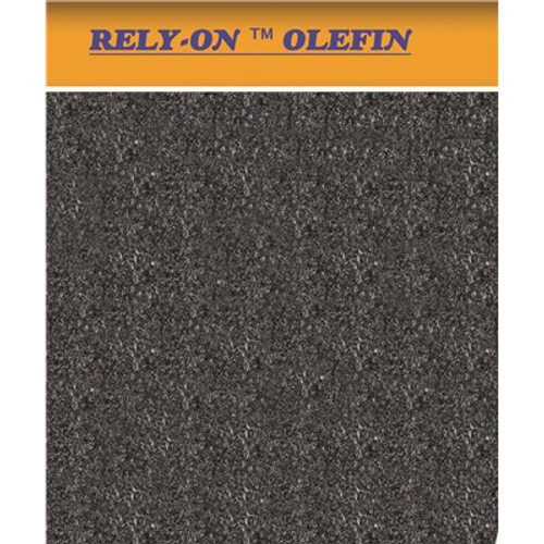 Crown Rely-On 4 ft. x 6 ft. Charcoal Mat