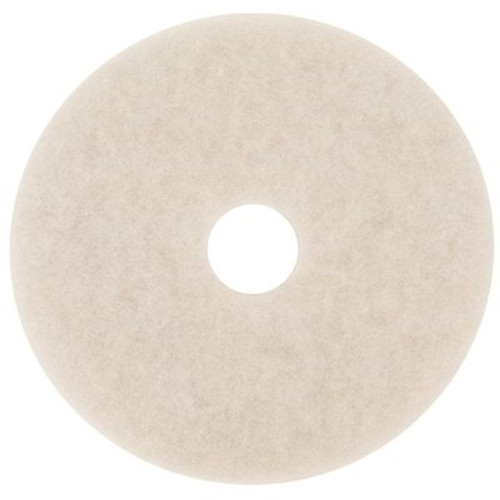 3M 14 in. White Super Polish Floor Pad (5-Count)