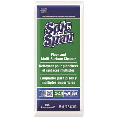 Spic and Span 3 oz. Liquid Multi-Surface Floor Cleaner Packet (1-Use)