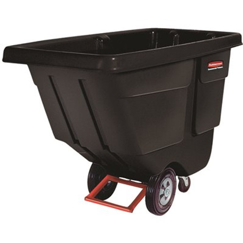 Rubbermaid Commercial Products 1 cu. yds. Rotational Molded Utility Duty Tilt Truck