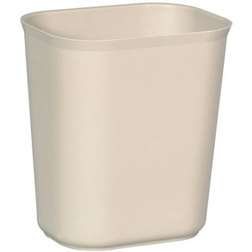 Rubbermaid Commercial Products 3.50 Gal. Beige Fire Resistant Wastebasket