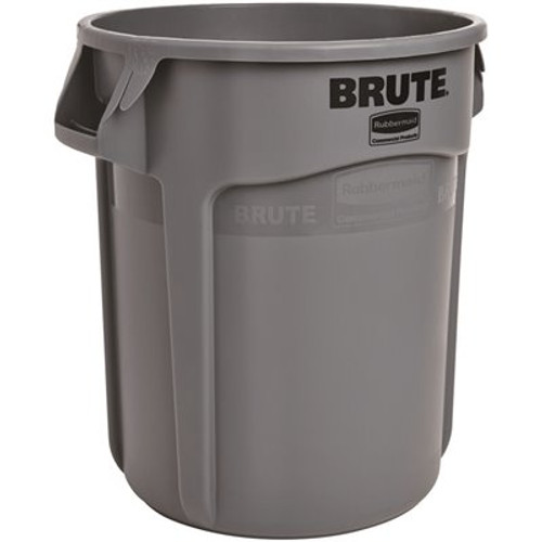 Rubbermaid Commercial Products Brute 20 gal. Gray Round Trash Can