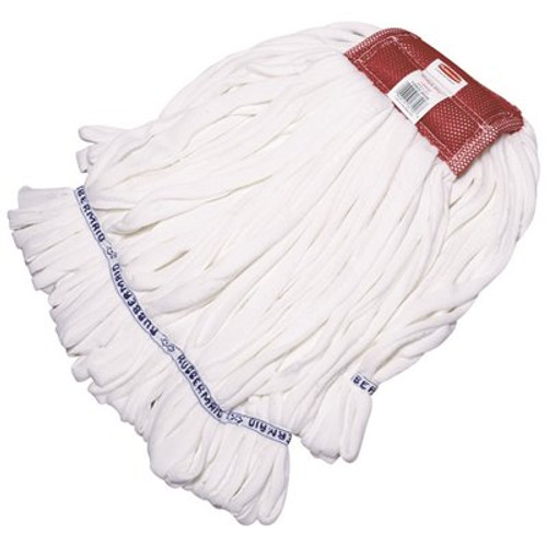 Rubbermaid Commercial Products Large Rough Floor Wet String Mop Head with 5 in. Head Band