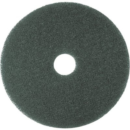Renown 14 in. Blue Cleaning Floor Pad (5-Count)