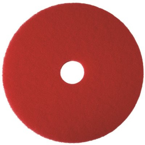 Renown 13 in. Red Buffing Floor Pad (5-Count)