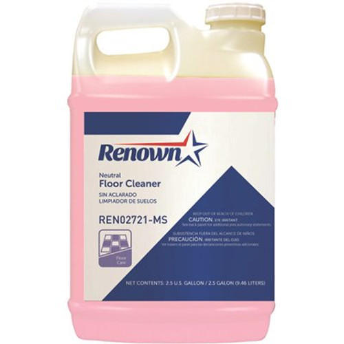 Renown Rinseless Floor Cleaner, 2.5 Gal.