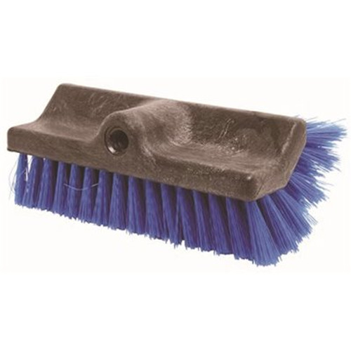 Carlisle 10 in. Blue Polypropylene Dual Surface Scrub Brush (12-Pack)