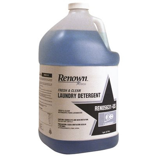 Renown NA 128 oz. Bottles Fresh and Clean Liquid Laundry Detergent (4 Bottles per Case) 512 Loads Renown NA 128 oz. Bottles Fresh and Clean Liquid Laundry Detergent (4 Bottles per Case) 512 Loads