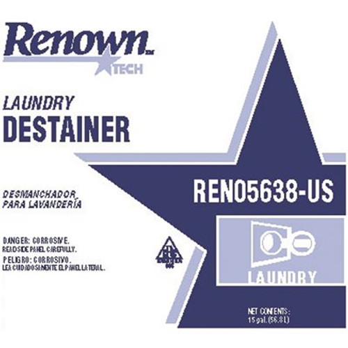 Renown N/A 15 Gal. Unscented Laundry Destainer Pail Fabric Stain Remover Renown N/A 15 Gal. Unscented Laundry Destainer Pail Fabric Stain Remover