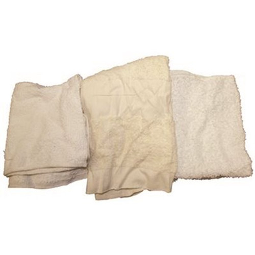 Renown 50 lb. White Half Terry Towel Cloth Box