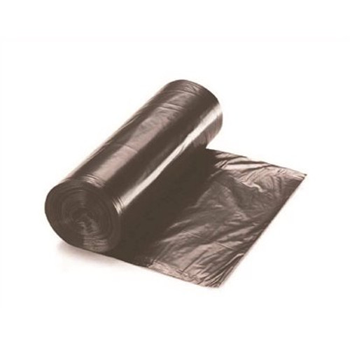 Renown 60 Gal. 1.25 mil 38 in. x 58 in. Black Can Liner (10 per Roll, 10-Roll per Case)