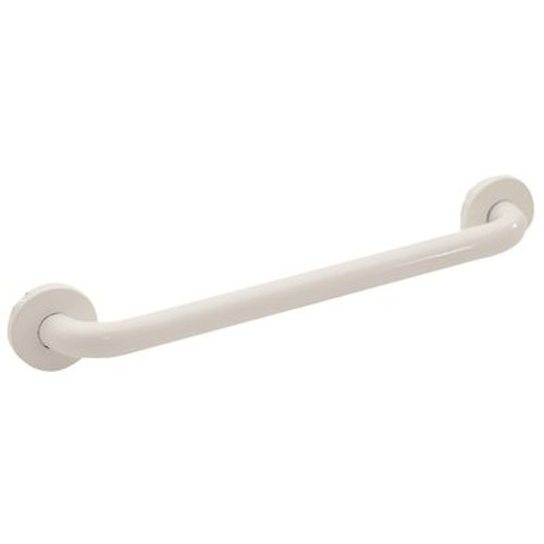 WingIts Premium 30 in. x 1.25 in. Polyester Painted Stainless Steel Grab Bar in White (33 in. Overall Length)