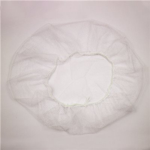 THE SAFETY ZONE 22 in. White Light Weight Nylon Hair Net