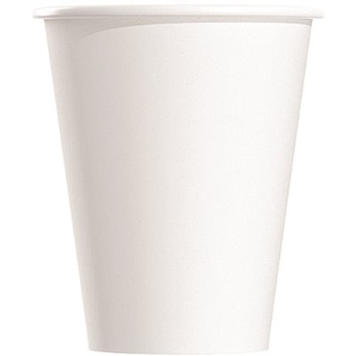 SOLO 8 oz. White Paper Hot Cup (1000 Per Case)