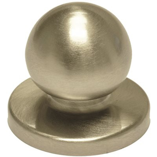 BETTER HOME PRODUCTS Satin Nickel Bi-Fold Knob and Backplate