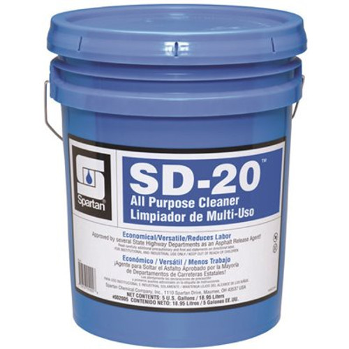 Spartan Chemical SD-20 5 Gallon Citrus Scent All-Purpose Degreaser