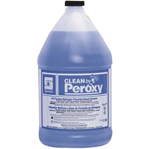 SPARTAN CHEMICAL COMPANY Clean by Peroxy 1 Gallon Fresh Spring Rain Scent Multi-Purpose Cleaner SPARTAN CHEMICAL COMPANY Clean by Peroxy 1 Gallon Fresh Spring Rain Scent Multi-Purpose Cleaner