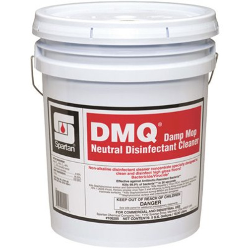 DMQ DMQ 5 Gallon Lemon Scent One Step Cleaner/Disinfectant