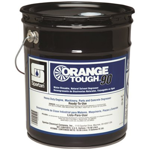 Orange Tough Orange Tough 90, 5 Gallon Orange Scent Industrial Degreaser