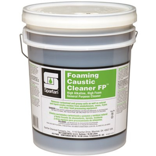 Spartan Chemical Co. Foaming Caustic Cleaner FP 5 Gallon Food Production Sanitation Cleaner