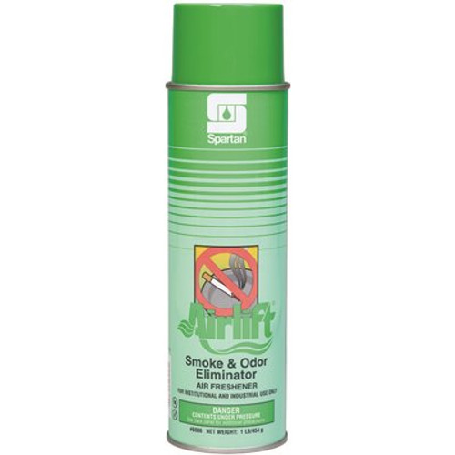 Spartan Chemical Co. Airlift Smoke & Odor Eliminator 16oz. Aerosol Can Floral Scent Air Freshener Spray