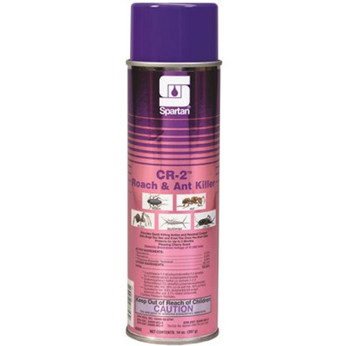 Spartan Chemical CR-2 14oz. Aerosol Can Cherry Scent Roach & Ant Killer