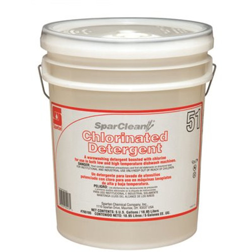 Spartan Chemical SparClean 5 Gallon Chlorinated Detergent
