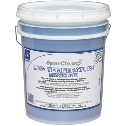 Spartan Chemical Co. SparClean 5 Gallon Low Temperature Rinse Aid