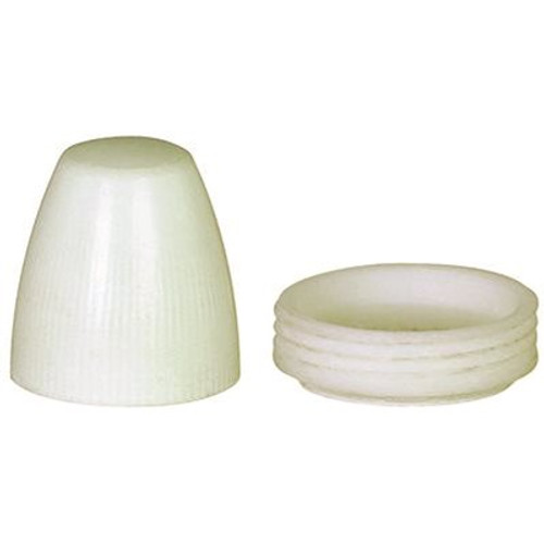 Sioux Chief Smartcap Screw-On Toilet Bolt Caps, White