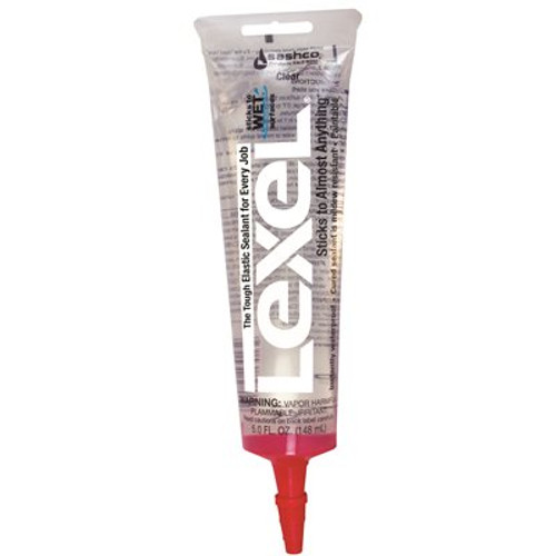 SASHCO LEXEL CAULK, CLEAR, 5 OZ. TUBE