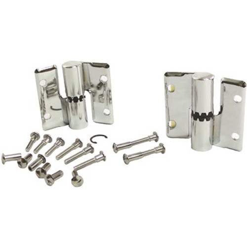 STRYBUC INDUSTRIES Surface Mounted Gravity Hinge Left-Hand In/Right-Hand Out with Screws