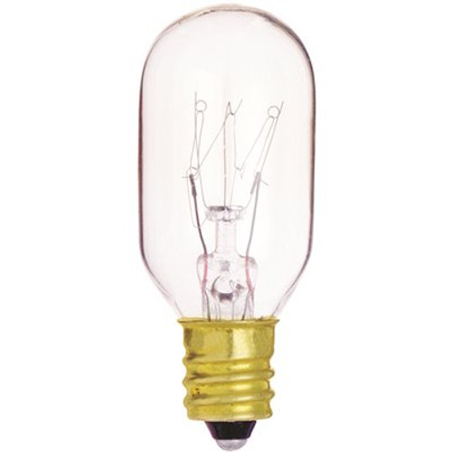 Satco 15-Watt T7 E12 Candelabra Base Incandescent Appliance Light Bulb (1-Bulb)